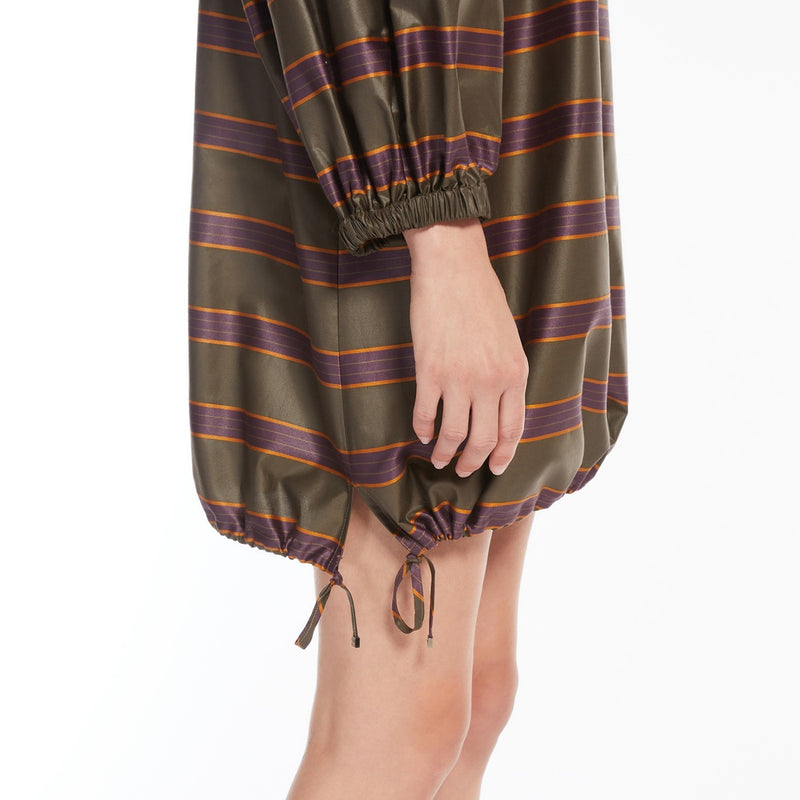 Off-the-shoulder dress in a cotton blend