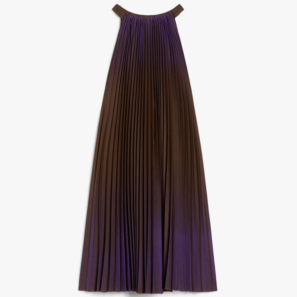Short dress in a cotton blend canvas