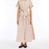 Poplin shirt dress
