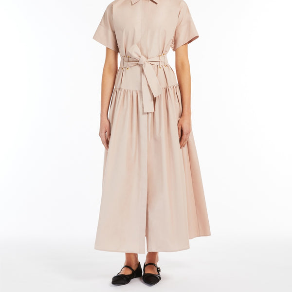 Poplin shirt dress
