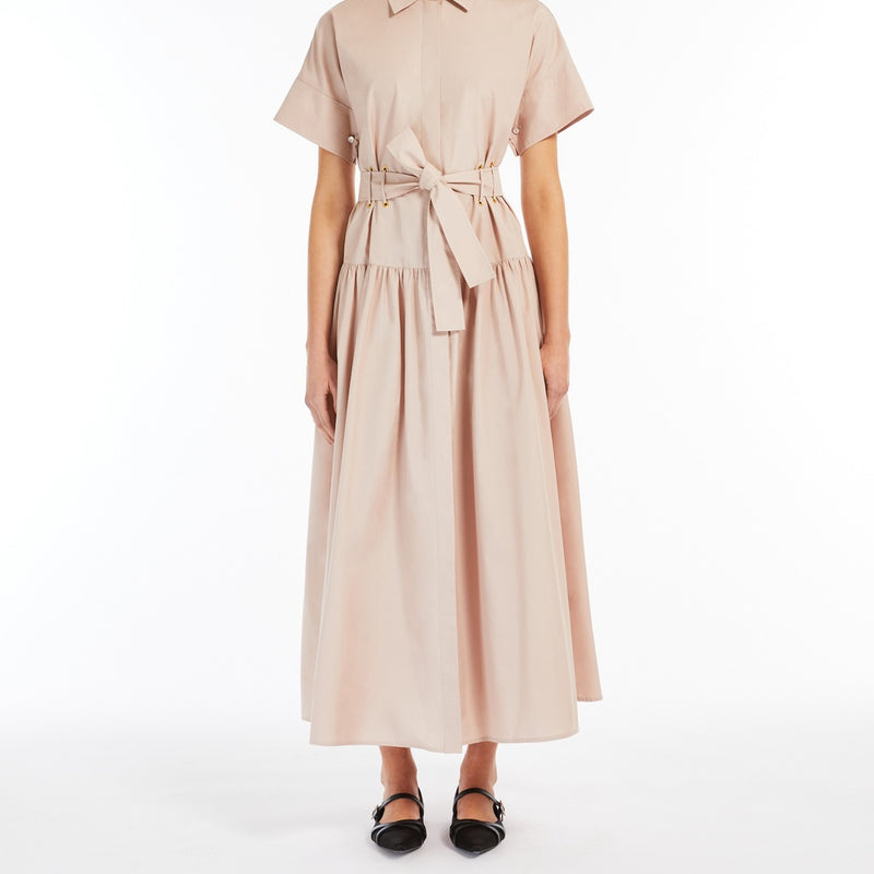 Poplin shirt dress