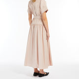 Poplin shirt dress