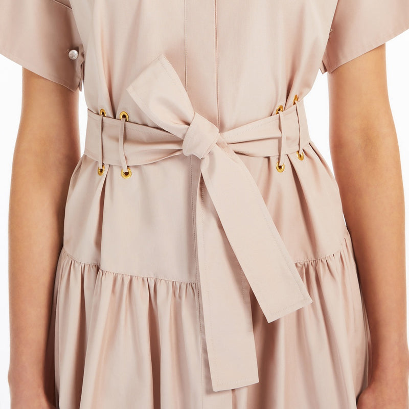 Poplin shirt dress