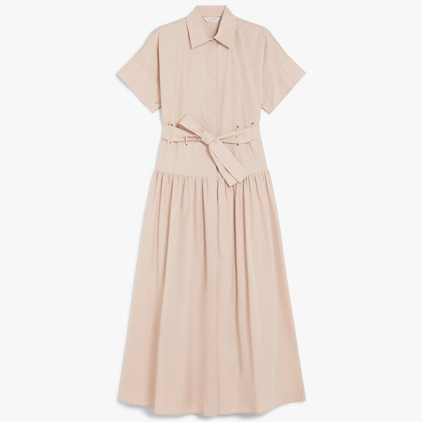 Poplin shirt dress