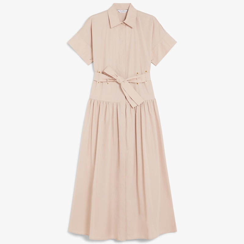 Poplin shirt dress