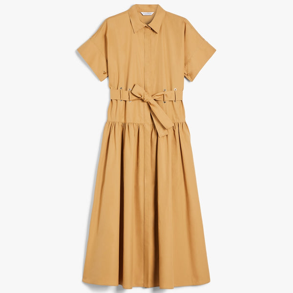 Poplin shirt dress