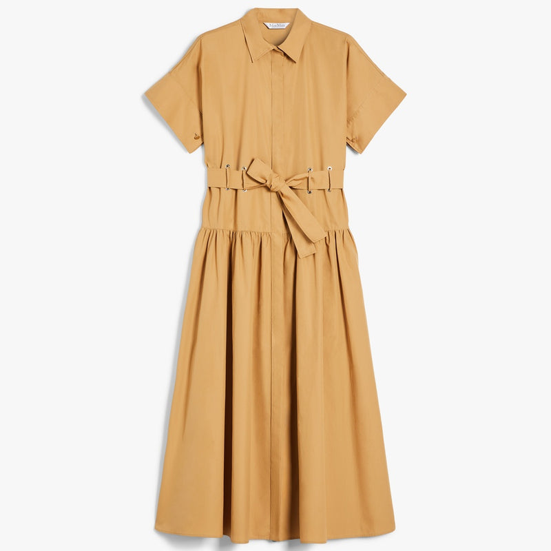 Poplin shirt dress