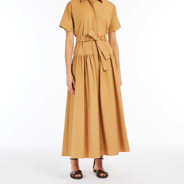 Poplin shirt dress