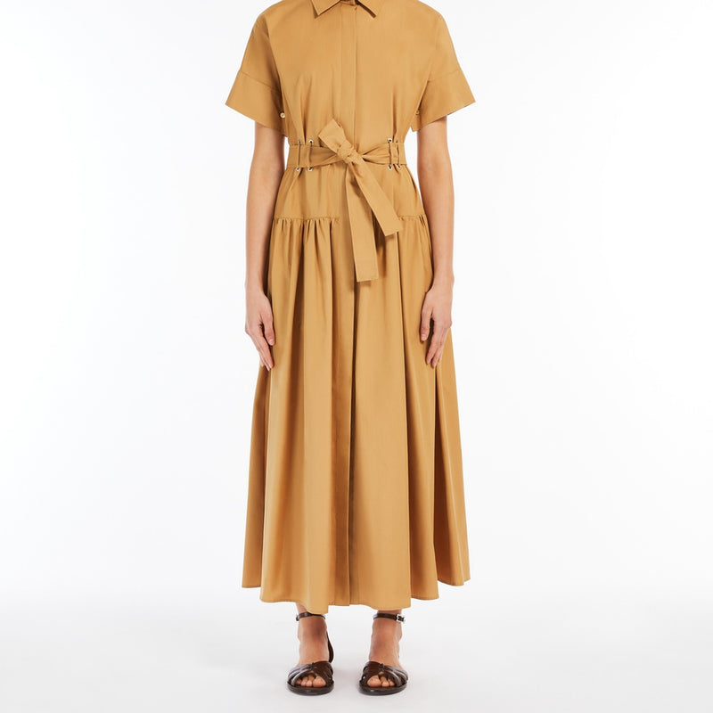 Poplin shirt dress
