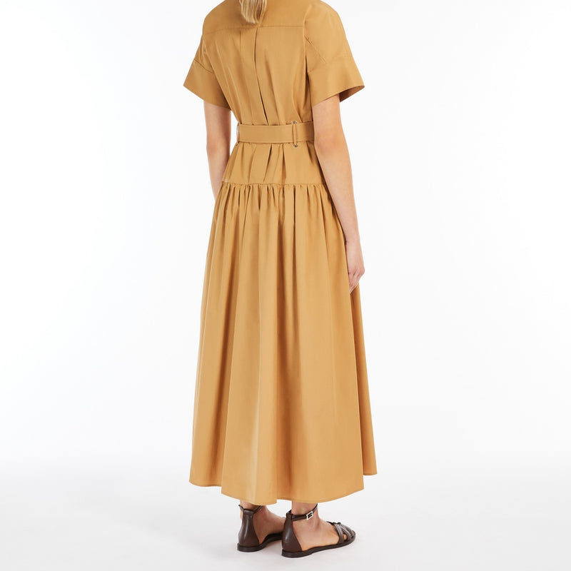 Poplin shirt dress