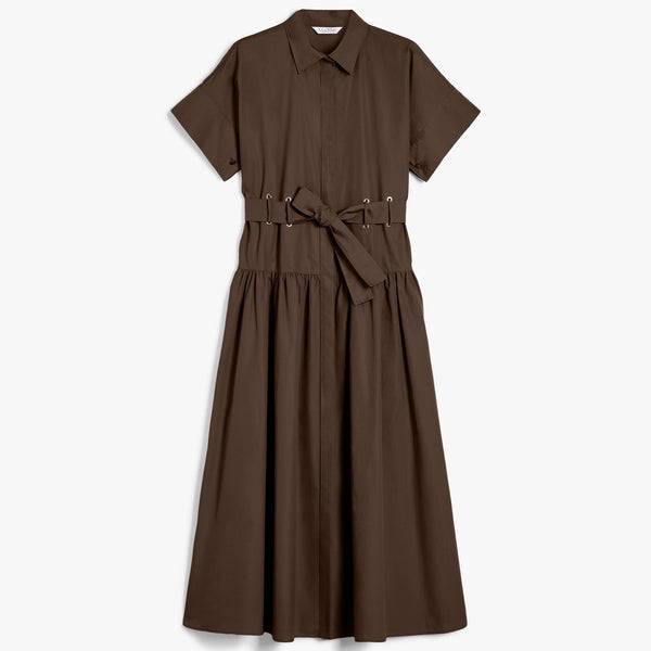 Poplin shirt dress