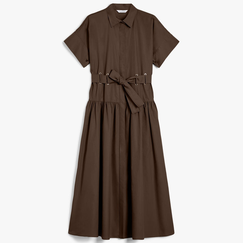 Poplin shirt dress
