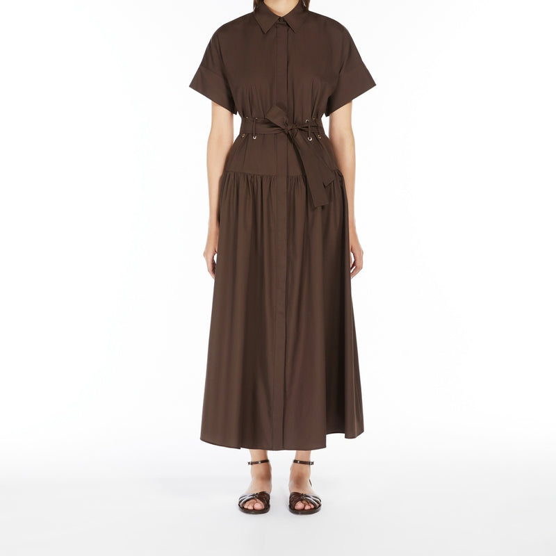 Poplin shirt dress