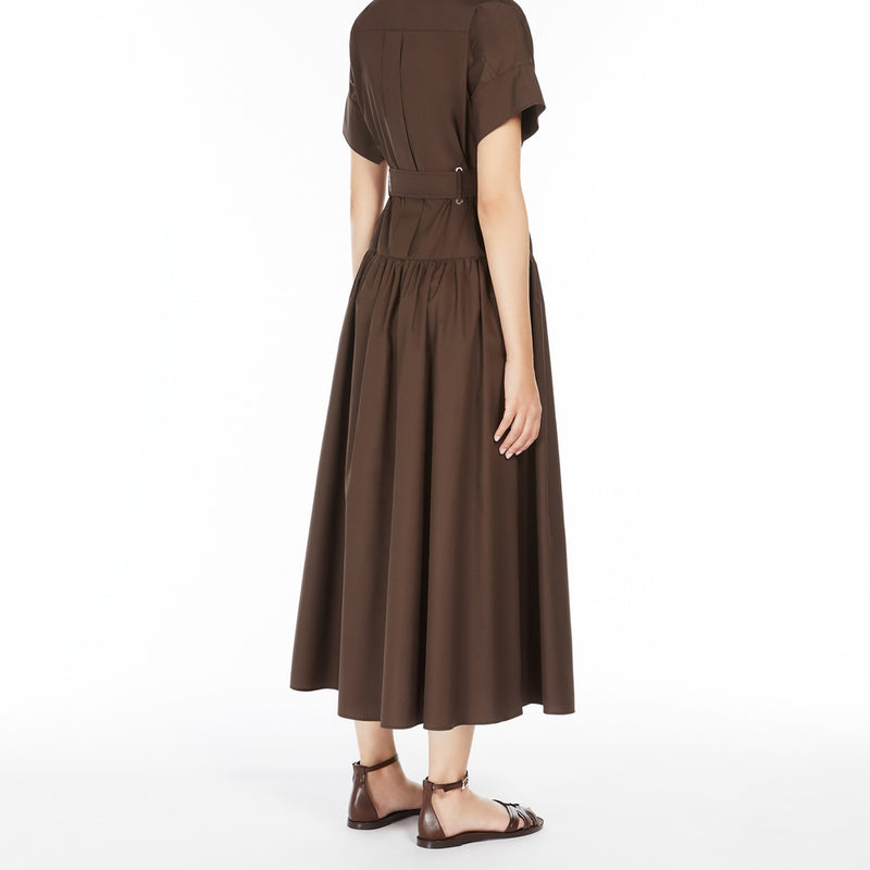 Poplin shirt dress