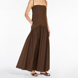 Poplin slip dress