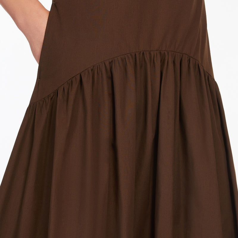 Poplin slip dress