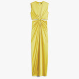 Silk satin hourglass dress
