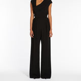 Draped cady jumpsuit
