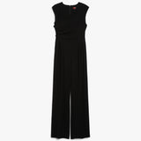 Draped cady jumpsuit