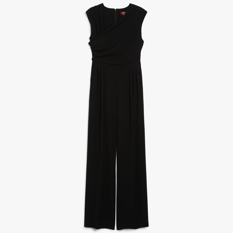 Draped cady jumpsuit
