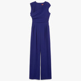Draped cady jumpsuit