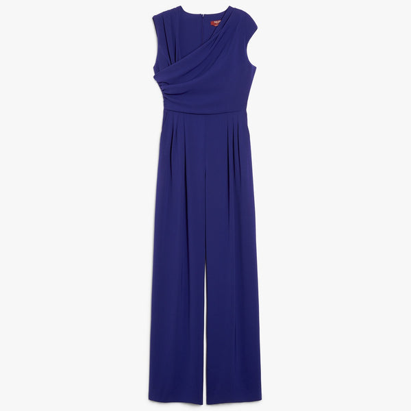 Draped cady jumpsuit