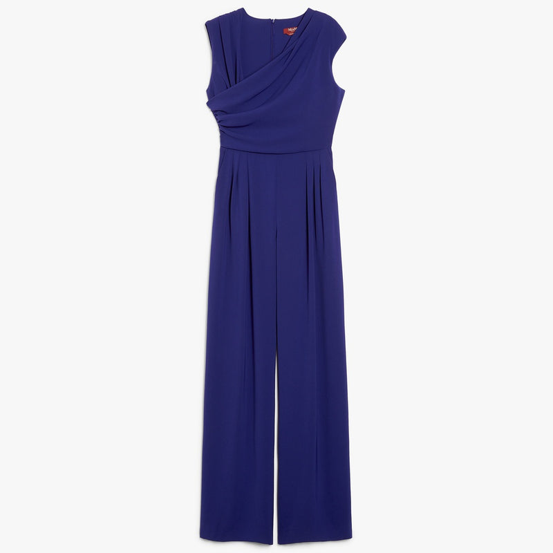 Draped cady jumpsuit