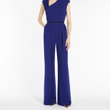 Draped cady jumpsuit