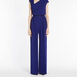 Draped cady jumpsuit