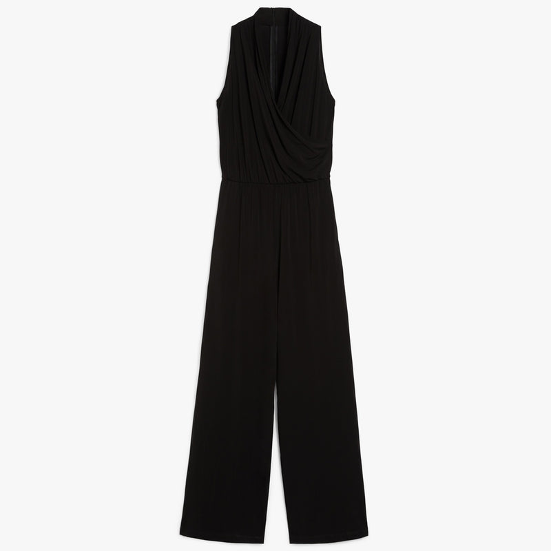 Stretch viscose jersey jumpsuit