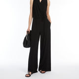 Stretch viscose jersey jumpsuit