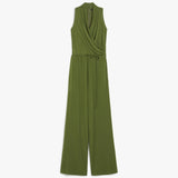 Stretch viscose jersey jumpsuit