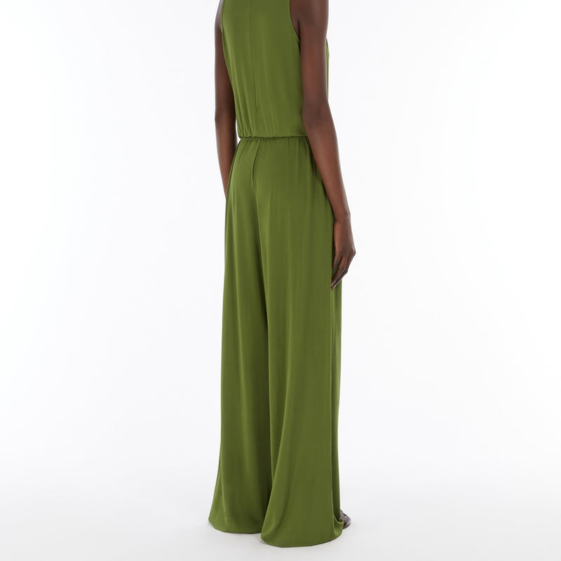 Stretch viscose jersey jumpsuit