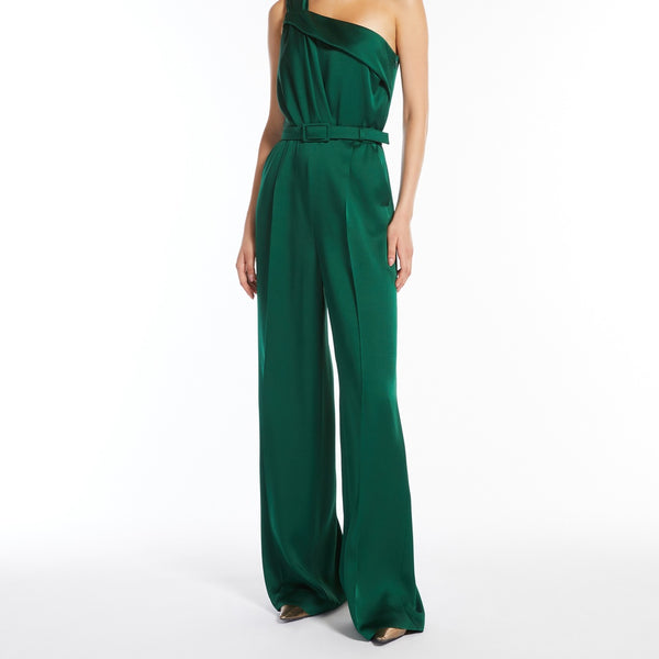 Envers satin one-shoulder jumpsuit