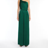 Envers satin one-shoulder jumpsuit