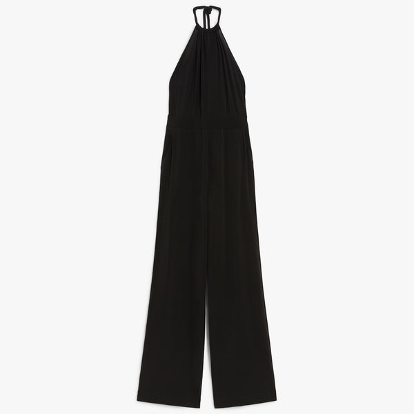 Stretch viscose jersey jumpsuit