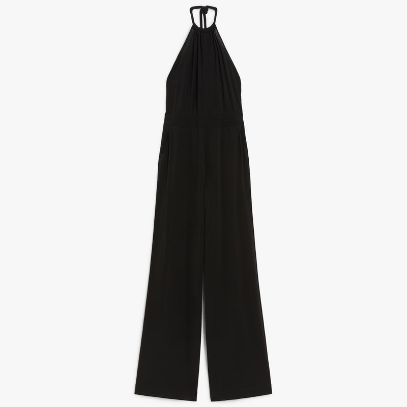 Stretch viscose jersey jumpsuit