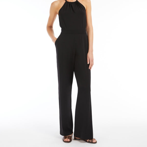 Stretch viscose jersey jumpsuit