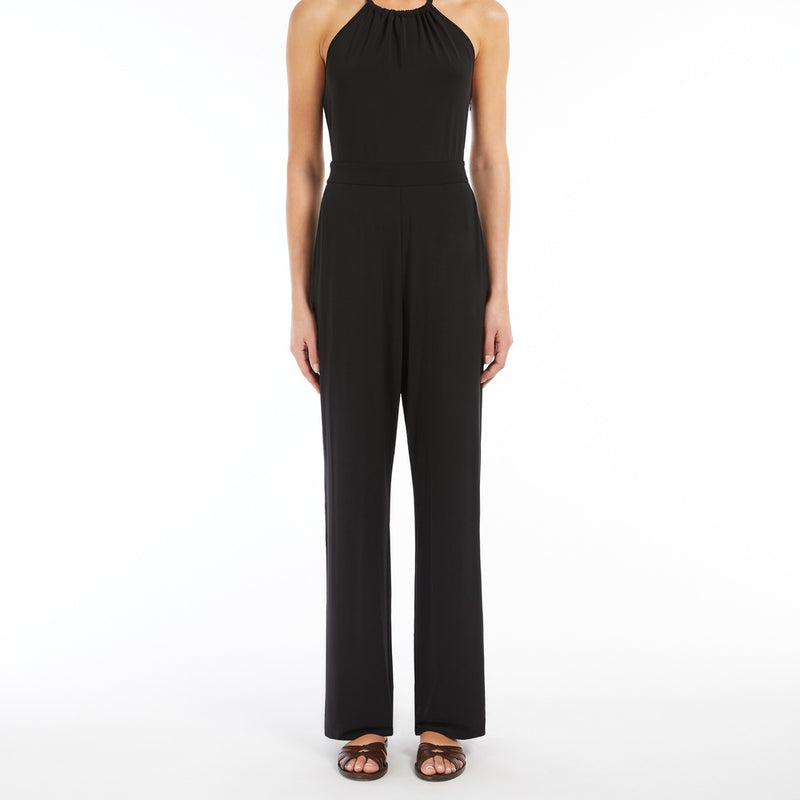 Stretch viscose jersey jumpsuit