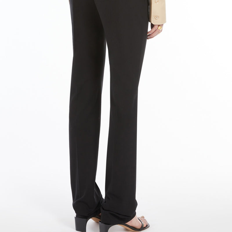 Slim-fit low-rise trousers