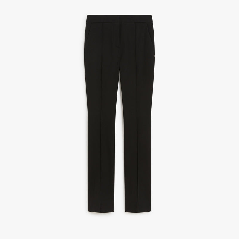 Slim-fit low-rise trousers