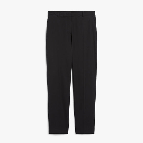 Gabardine cigarette trousers