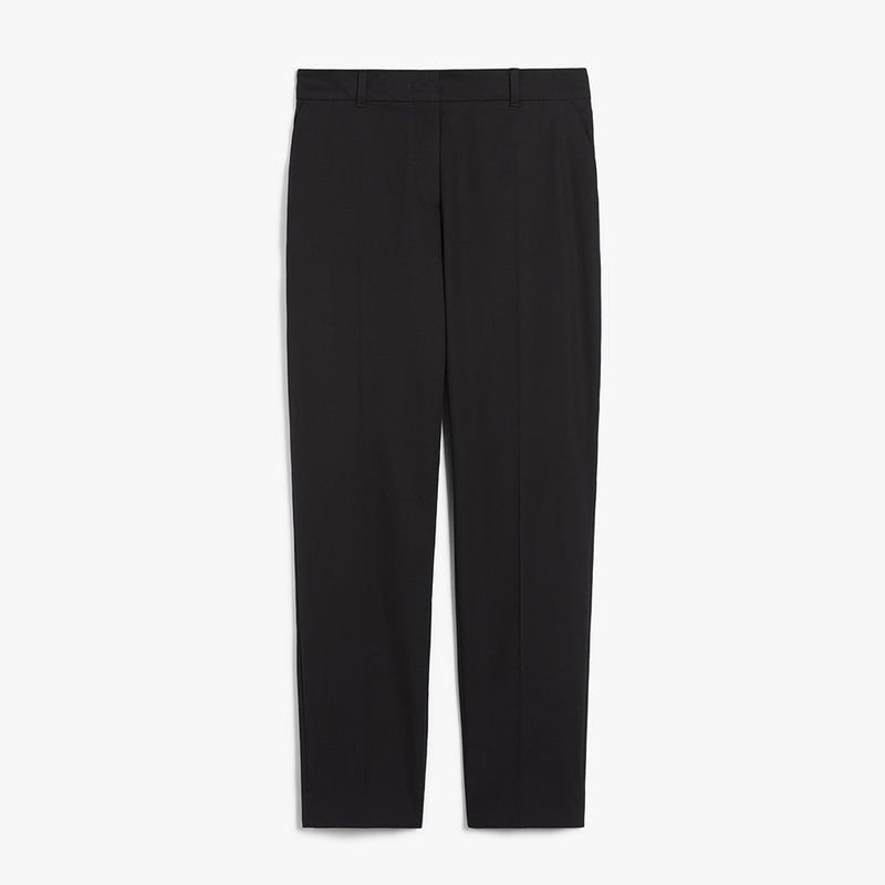 Gabardine cigarette trousers