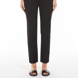 Gabardine cigarette trousers