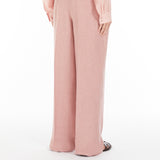 Straight-fit faded linen trousers