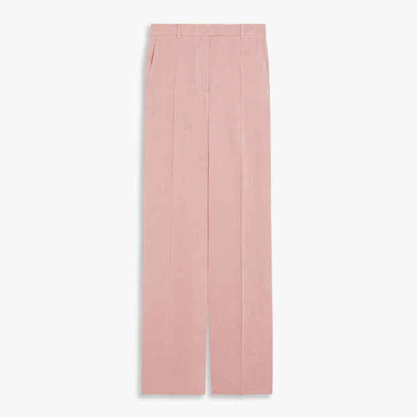 Mannish pure linen trousers