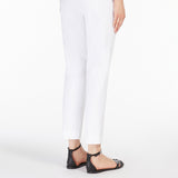 Gabardine cigarette trousers