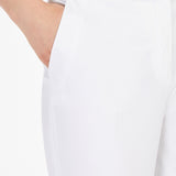 Gabardine cigarette trousers