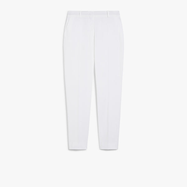 Gabardine cigarette trousers