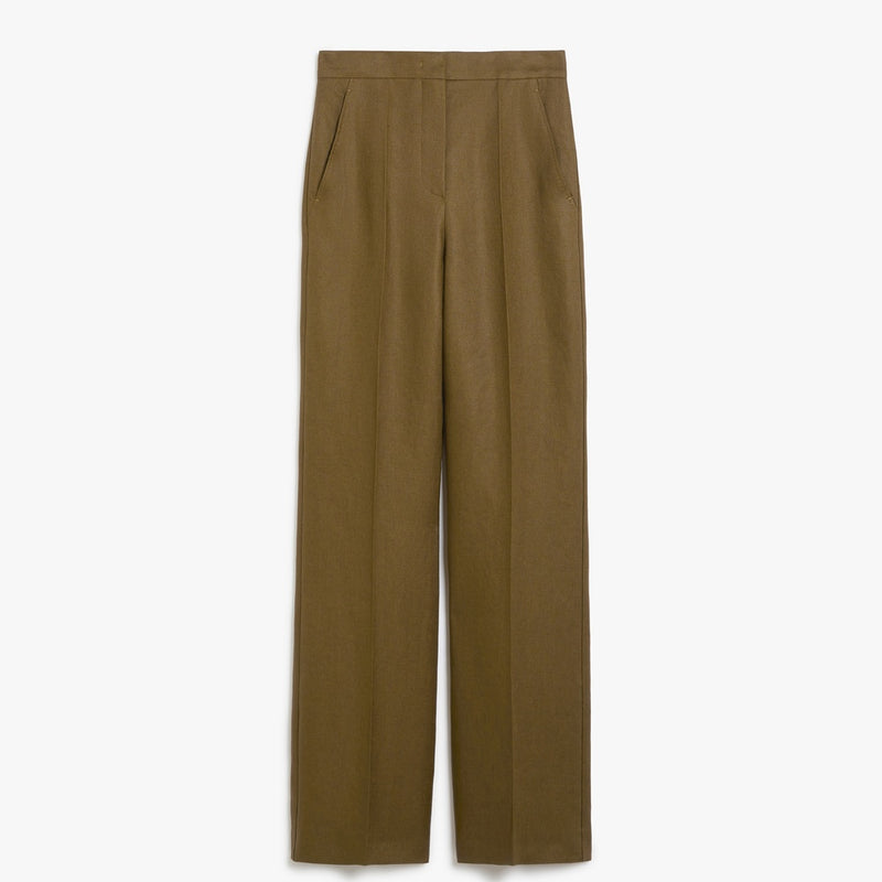 Pure linen trousers